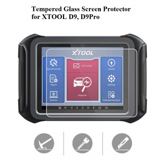 Tempered Glass Screen Protector Cover for XTOOL D9 D9Pro - Click Image to Close